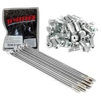 Jogo de Raios Traseiro Com 36 Pecas 4mm Cromado