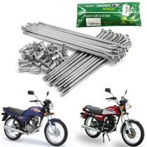 Jogo de raios traseiro cromado 4mm smartfox honda cg 125 cg titan cg today 125 Jogo de raios traseiro cromado 4mm smartfox honda cg 125 cg titan cg today 125