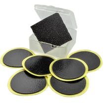 Jogo De Reparo Pneus Remendo Autocolante Lixa 25mm Bicicleta
