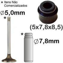 Jogo de retentores da haste de válvula Fiat Idea 2005 a 2016