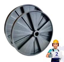 Jogo de Roda Plástica Betoneira Menegotti 120/130/150L Jogo de Roda Plástica Betoneira Menegotti 120/130/150L