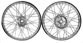 Jogo De Roda Raiada Titan 150 2004 Á 2008 Freio A Disco