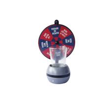 Jogo de roda shot roleta com copo drink tequila