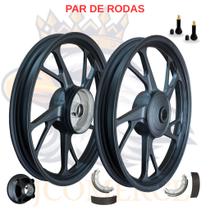 Jogo De Roda Titan Cg 125 Todos Anos Nova Pé De Galinha. Fabreck fabricação Nacional Jogo De Roda Titan Cg 125 Todos Anos Nova Pé De Galinha. Fabreck fabricação Nacional
