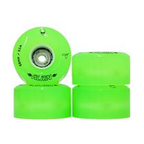 Jogo de Rodas Traxart LED Alien Verde 58mm x 32mm/85A Jogo de Rodas Traxart LED Alien Verde 58mm x 32mm/85A
