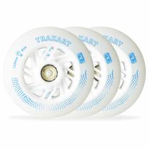 Jogo de Rodas Traxart LED Azul 110mm/85A DY-002