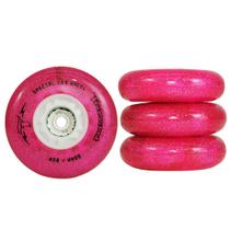 Jogo de Rodas Traxart LED Special Glitter Pink 80mm/85A