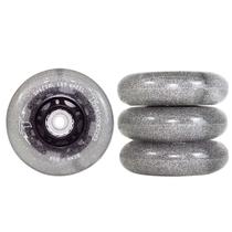 Jogo de Rodas Traxart LED Special Glitter Prata 80mm/85A