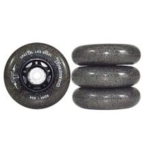 Jogo de Rodas Traxart LED Special Glitter Preto 80mm/85A