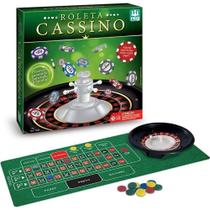 Jogo de Roleta Cassino com Fichas de Apostas para Festas Nig Brinquedos Jogo de Roleta Cassino com Fichas de Apostas para Festas Nig Brinquedos
