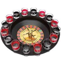 Jogo De Roleta Drink Shot 16 Copos Cassino Roulette Bebidas