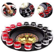 Jogo De Roleta Drink Shot 16 Copos Vidro Bebida Cassino Diversão Brinquedo Família Amigos Jogo De Roleta Drink Shot 16 Copos Vidro Bebida Cassino Diversão Brinquedo Família Amigos