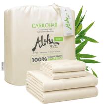 Jogo de Roupa de Cama Cariloha Aloha Soft Queen com Elástico Profundo de 41 cm Jogo de Roupa de Cama Cariloha Aloha Soft Queen com Elástico Profundo de 41 cm
