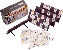 Jogo de Rummy Smilejoy - 106 Peças com Caixa Portátil