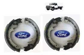 Jogo De Sapata Com Lona Traseira Ford F4000 Original