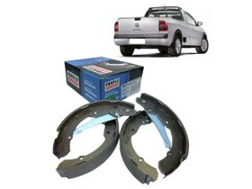 Jogo de Sapata Freio Com Lonas Saveiro G5 2010 2011 2012 2013 FRAS-LE