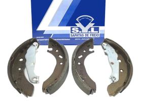 Jogo de sapata lona de freio fiesta ate 01 ka celta prisma