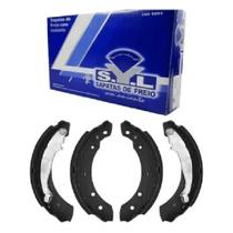 Jogo de sapatas de freio c/lona syl peugeot 206 sw 2002 peugeot 207 2009/clio 99