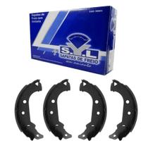 Jogo de sapatas de freio c/lona syl tempra 2.0 1992.../ fiorino 1994...