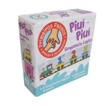 Jogo de Sequencia Logica Piuí Piuí Números Letras e Cores