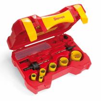 Jogo de Serra Copo Bi-Metal Passo Constante 22 a 121mm - 14 peças Starrett KS10041-S/KFC10041-S