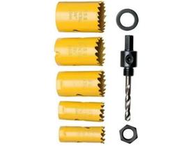 Jogo De Serra Copo Bimetal Eda 9JP Aço Carbono 7 Peças Metal Jogo De Serra Copo Bimetal Eda 9JP Aço Carbono 7 Peças Metal