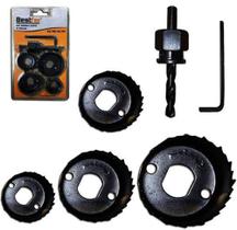 Jogo de Serra Copo com 4 Serras com Broca com Chave Allen - Rio Chens Jogo de Serra Copo com 4 Serras com Broca com Chave Allen - Rio Chens