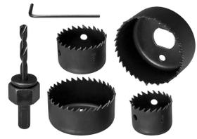 Jogo de Serra copo multiuso 6 peças drywall gesso forro Jogo de Serra copo multiuso 6 peças drywall gesso forro