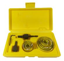 Jogo De Serra Copo P/ Madeira/gesso/pvc 11 Pçs Profissional Amarelo