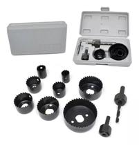 Jogo De Serra Copo P/ Madeira Gesso Pvc 3/4" A 2-1/2" 11 Pçs