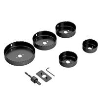 Jogo de serra copo para madeira, 64-127mm, 8pcs mtx