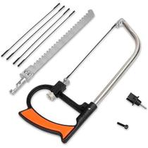 Jogo de Serra de Arco e Lâminas Tico Tico, Diamantada e Serrote Multifuncional Jogo de Serra de Arco e Lâminas Tico Tico, Diamantada e Serrote Multifuncional