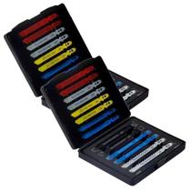 Jogo de Serra Tico-Tico para Metal e Madeira Kit com 28 Peças WESTERN Jogo de Serra Tico-Tico para Metal e Madeira Kit com 28 Peças WESTERN