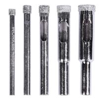 Jogo de Serras Copo Diamantada para Vidro, 5 Peças - Worker Jogo de Serras Copo Diamantada para Vidro, 5 Peças - Worker