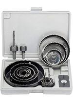 Jogo de serras copo para madeira, 19 - 127 mm, 12 pecas//mtx