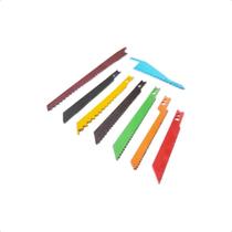 Jogo De Serras Tico-tico Sabre Para Madeira E Metal 8 Peças Jogo De Serras Tico-tico Sabre Para Madeira E Metal 8 Peças