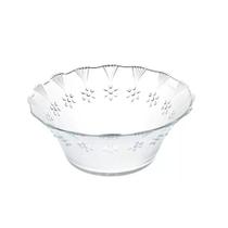 Jogo De Sobremesa 12 Taças Mini Bowl Vidro Transparente Cotton 100ml Em Casa Tem