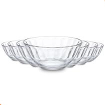 Jogo De Sobremesa Tigela Bowl 12 Peças Potes Em Vidro Liso Jogo De Sobremesa Tigela Bowl 12 Peças Potes Em Vidro Liso