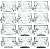 Jogo De Sobremesa Vidro 200ml kit com 12 Peças Conjunto Nadir