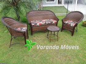 Jogo De Sofá Área Externa Fibra Sintética Jogo De Sofá Área Externa Fibra Sintética