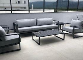 Jogo de Sofá completo de alumínio para jardim sala piscina