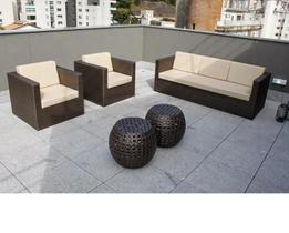 Jogo De Sofa Em Fibra P/area Externa Jardim Personalizado