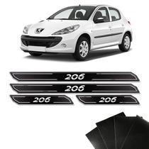 Jogo De Soleira Diamante Peugeot 206 Com Protetor De Porta Jogo De Soleira Diamante Peugeot 206 Com Protetor De Porta