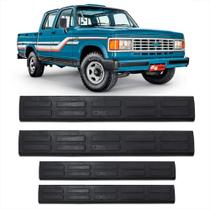 Jogo De Soleira Porta D20 1985 a 1994 Cabine Dupla Injetada Preta Jogo De Soleira Porta D20 1985 a 1994 Cabine Dupla Injetada Preta