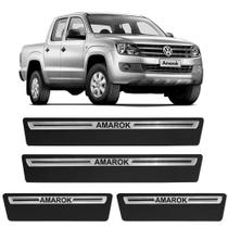 Jogo de Soleira Premium Amarok 2010 a 2021 Escovada 4 Portas