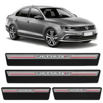 Jogo de Soleira Premium Jetta TSI 2011 a 2021 Carbono 4 Portas Jogo de Soleira Premium Jetta TSI 2011 a 2021 Carbono 4 Portas