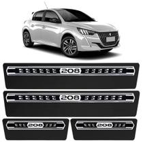 Jogo de Soleira Premium Peugeot 208 2021 Elegance 4 Portas Jogo de Soleira Premium Peugeot 208 2021 Elegance 4 Portas