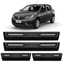 Jogo de Soleira Premium Sandero 2015 a 2020 Elegance 4 Portas Jogo de Soleira Premium Sandero 2015 a 2020 Elegance 4 Portas