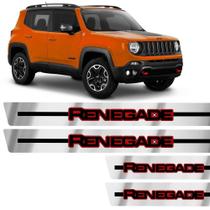 Jogo De Soleira Resinada Jeep Renegade 2015 A 2018 Cromo Jogo De Soleira Resinada Jeep Renegade 2015 A 2018 Cromo