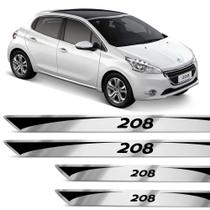 Jogo De Soleira Resinada Peugeot 208 13..18 SL117 Sem Blackout Jogo De Soleira Resinada Peugeot 208 13..18 SL117 Sem Blackout